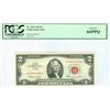 Image 1 : 1963 PCGS GN66PPQ $2 Red Seal Legal Tender Bank Note