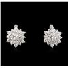 Image 1 : 14KT White Gold 2.40 ctw Diamond Earrings