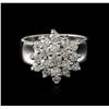 Image 2 : 14KT White Gold 1.55 ctw Diamond Ring