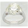 Image 7 : GIA Cert 5.14 ctw Diamond Ring - 18KT White Gold