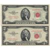 Image 1 : 1953 $2 AU Uncirculated Certificate Currency Lot of 2