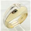 Image 6 : 0.75 ctw Vintage Diamond Ring - 14KT Yellow and White Gold