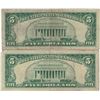 Image 2 : 1963 $5 Red Seal Bill Lot of 2