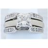 Image 1 : 1.39 ctw LEO Certified Diamond Ring - 14KT White Gold