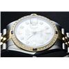 Image 8 : Rolex Two-Tone MOP Diamond and Sapphire DateJust Men's Watch