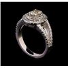 Image 4 : 1.35 ctw Diamond Ring - 14KT White Gold
