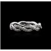 Image 2 : 14KT White Gold 0.31 ctw Diamond Ring