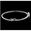 Image 2 : 0.60 ctw Diamond Bracelet - 14KT White Gold