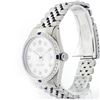 Image 2 : Rolex Stainless Steel 1.00 ctw Diamond and Sapphire DateJust Men's Watch
