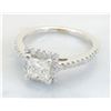 Image 8 : GIA Cert 1.03 ctw Diamond Ring - 14KT White Gold