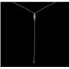 Image 2 : 14KT Yellow Gold 0.71 ctw Diamond Necklace