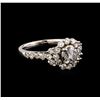 Image 1 : 14KT White Gold 1.84 ctw Diamond Ring