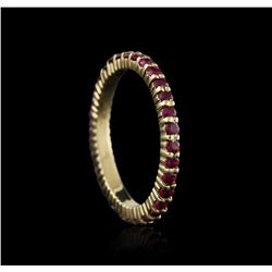 14KT Yellow Gold 1.00 ctw Ruby Ring