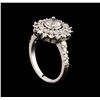 Image 4 : 14KT White Gold 1.87 ctw Diamond Ring