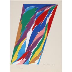 Piero D'Orazio, Abstract Silkscreen