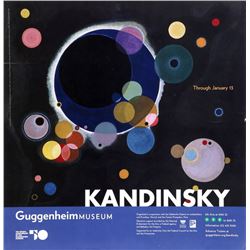 Wassily Kandinsky, Guggenheim Exhibition Ad, NYC Subway Poster