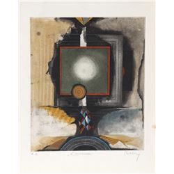 Tuvia Beeri, L'Inconnu, Aquatint Etching