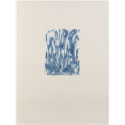 Michael Rubin, Blue Series #2, Lithograph