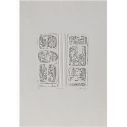 Dorothy Seidler, Triad, Intaglio Print