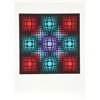 Image 1 : Victor Vasarely, Dyevat (Red and Blues), Serigraph