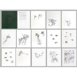 Alex Katz, Edges, Book of 13 Etchings with Robert Creeley Poem