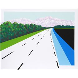 Joan Melnick, Swiss Road, Serigraph