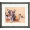 Image 1 : Marshall Goodman, Hefty Lawyer Both Hands High in the Air, Giclee Print
