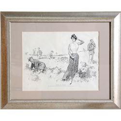 Charles Gibson, Advice to Caddies, Lithograph