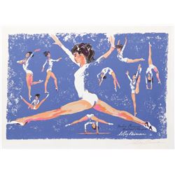 LeRoy Neiman, Nadia Comaneci Montreal Olympics 1976, Serigraph