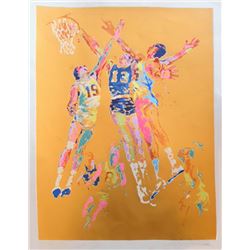 LeRoy Neiman, Knicks v. Lakers, Serigraph