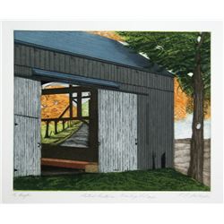 Katherine E. Gallagher, Latent Pastures - Trailing Foliage, Aquatint Etching