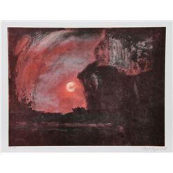 Lloyd Lozes Goff, Sunset, Lithograph