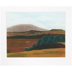 Nicolette Jelen, Landscape, Aquatint Etching