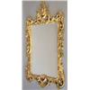 Image 1 : A pair of Chippendale design giltwood mirrors with elaborate floral and leaf carved rococo decora...