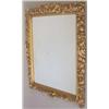 Image 1 : A 19th century Continental giltwood rectangular wall mirror profusely carved with flowers, fruit,...
