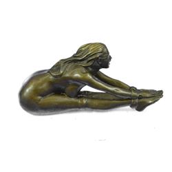 Nude girl Erotic Bronze Sculpture