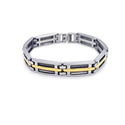 Stainless Steel Gold Plated Bracelet ssb00042