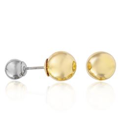 Sterling Silver Rhodium Plated Ball Stud Earring STE00979TT