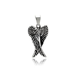 Stainless Steel Angel Wings Charm Pendant ssp00410