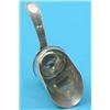 Image 1 : A George III silver caddy spoon, with bright cut handle and shovel bowl, maker Thomas Wilmore, Bi...