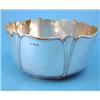 Image 1 : An Edwardian silver rose bowl with serpentine rim, Sheffield 1903. 25oz...