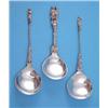 Image 1 : A pair of Dutch silver apostle spoons, and a marriage spoon....