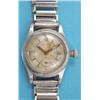 Image 1 : A gentlemans steel Oyster Watch Co wrist watch, with silvered arabic dial and subsidiary seconds....