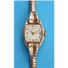 Image 1 : A lady's 9ct gold Tudor Royal wrist watch, with snakelink bracelet...