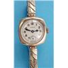 Image 1 : A lady's 9ct gold Rolex wrist watch, with Elinvar movement and arabic dial...