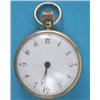 Image 1 : A late Victorian 18ct gold keyless fob watch, with enamelled arabic dial and movement signed R &...