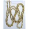 Image 1 : An 18ct gold fancy link necklace, 32ins, 22.8 grms...