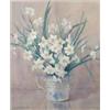 Image 1 : Lilian Reynolds (Exh.1928) watercolour, Still life of daffodils in a cup, signed, 19.5 x 16.5 ins...
