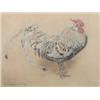 Image 1 : Joseph Crawhall (1861-1913) pencil and crayon, "The Spangled Cock", initialled and dated 1903, 11...