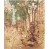 Image 1 : Bernard Dufour (1922-) French oil on canvas, French street scene, signed, 18 x 15 ins....